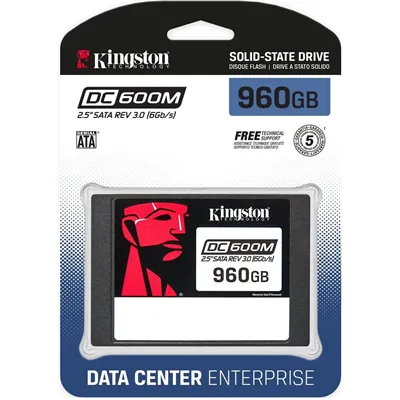 Kingston Data Center DC600M SSD 960GB a 560MB/s 2.5" SATA 6GB/s