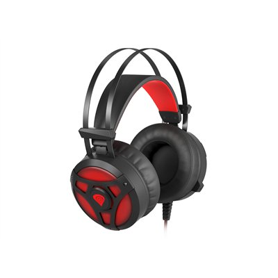 GENESIS Neon 360 Auriculares Alámbrico Diadema Juego Negro, Rojo