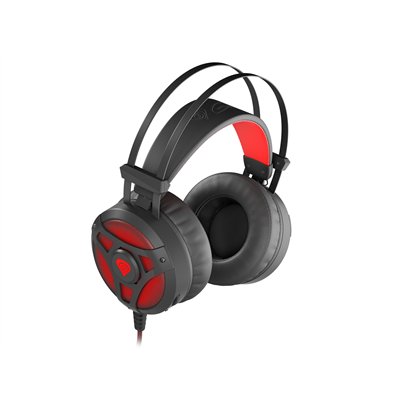 GENESIS Neon 360 Auriculares Alámbrico Diadema Juego Negro, Rojo