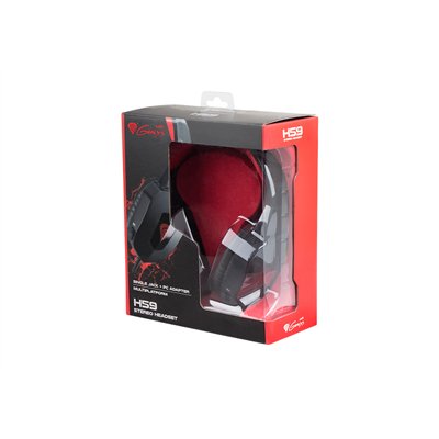 GENESIS H59 Auriculares Alámbrico Diadema Juego Negro, Rojo