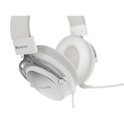 GENESIS Toron 301 Auriculares Alámbrico Diadema Juego Blanco