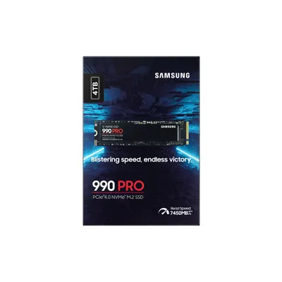 Samsung SSD 990 PRO 4TB NVMe a 7450MB/s PCIe 4.0 M.2 2280