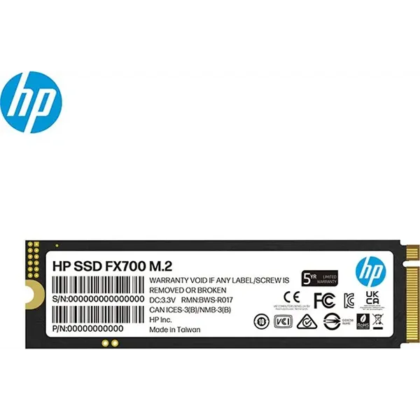 HP FX700 SSD NVMe 1TB a 7200MB/?s PCIe 4.0 M.2 2280