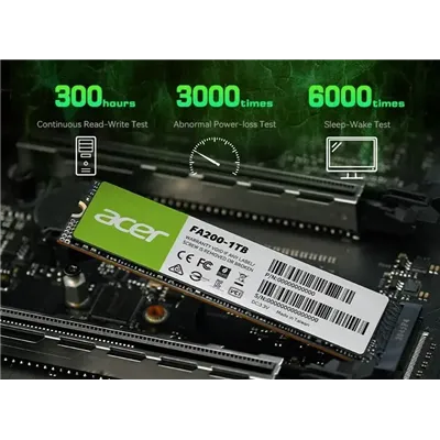 Acer FA200 SSD NVMe 512GB a 3300MB/s PCIe 3.0 M.2 2280