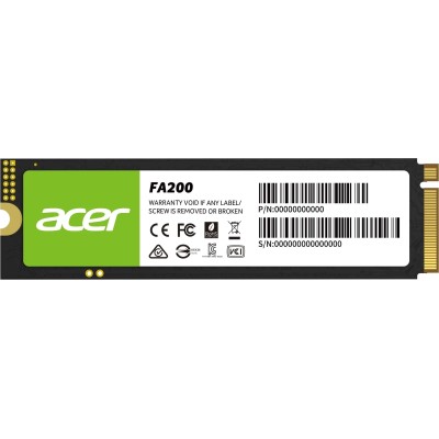 Acer FA200 SSD NVMe 1TB a 3300MB/s PCIe 3.0 M.2 2280