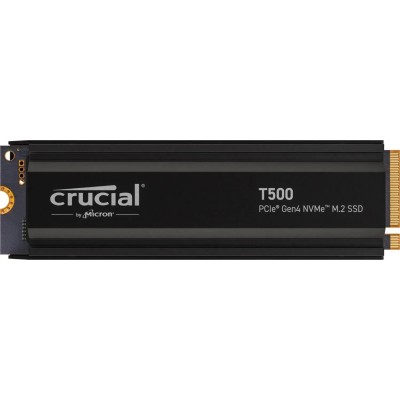 Crucial T500 SSD 2TB NVMe a 7400MB/s PCIe 4.0 con disipador de