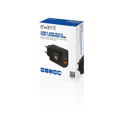 Ewent EW1319 cargador de dispositivo móvil Universal Negro