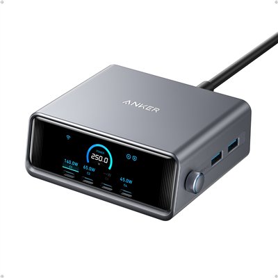 Anker Prime GaN Universal Negro Carga rápida Interior