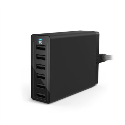 Anker PowerPort 6 Universal Negro Corriente alterna Interior