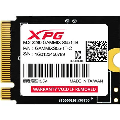 ADATA XPG GAMMIX S55 SSD NVMe 1.4 de 1TB a 5000MB/s PCIe 4.0