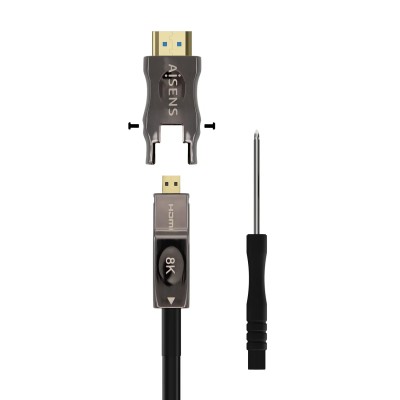 Cable HDMI 2.1 AOC 8K Desmontable Aisens A153-0646/ HDMI Macho