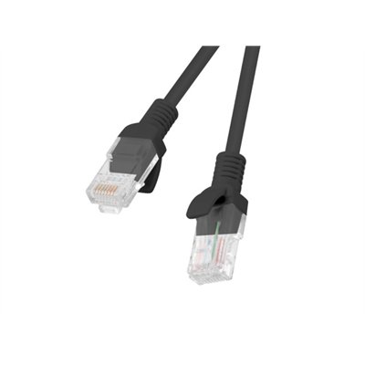 Lanberg Cable de Red RJ45 UTP Cat.6 25cm Negro