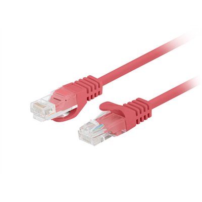 Lanberg PCU6-20CC-0100-R cable de red Rojo 1 m Cat6 U/UTP (UTP)