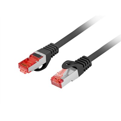 Lanberg PCF6-10CU-0025-BK cable de red Negro 0,25 m Cat6 F/UTP