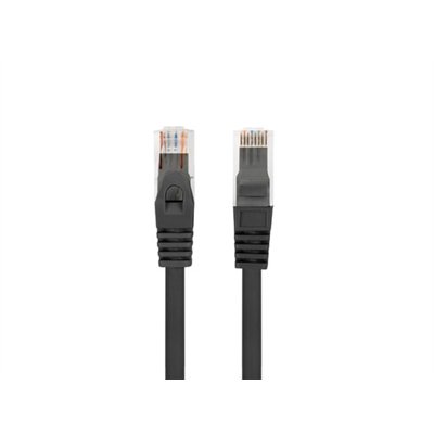 Lanberg PCU6-10CU-0050-BK cable de red Negro 0,5 m Cat6 U/UTP