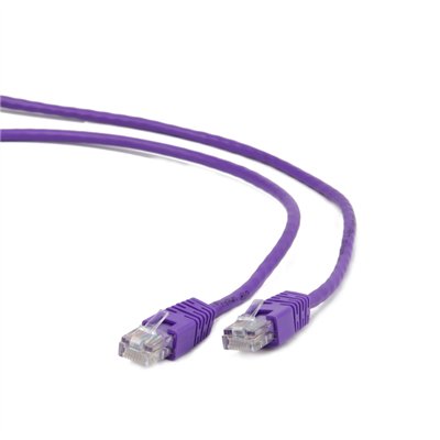 Gembird RJ45/RJ45 Cat5e 1m cable de red Púrpura U/UTP (UTP)