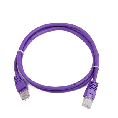 Gembird RJ45/RJ45 Cat5e 0.25m cable de red Púrpura 0,25 m U/UTP