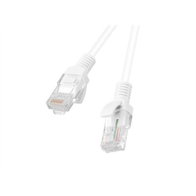 Lanberg PCU6-10CC-0100-W cable de red Blanco 1 m Cat6 U/UTP