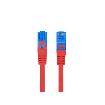 Lanberg PCF6A-10CC-0100-R cable de red Rojo 1 m Cat6a S/FTP