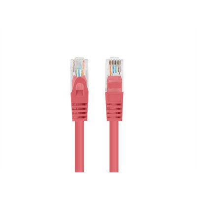 Lanberg PCU6-10CC-0750-R cable de red Rojo 7,5 m Cat6 U/UTP