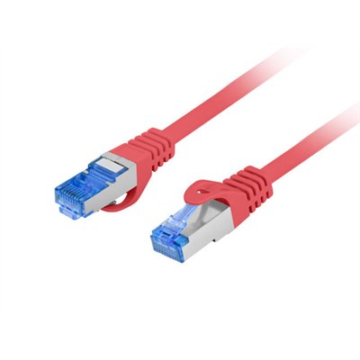 Lanberg PCF6A-10CC-0025-R cable de red Rojo 0,25 m Cat6a S/FTP