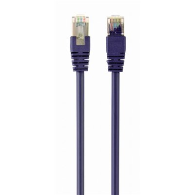 Gembird PP6A-LSZHCU-V-0.5M cable de red Violeta 0,5 m Cat6a