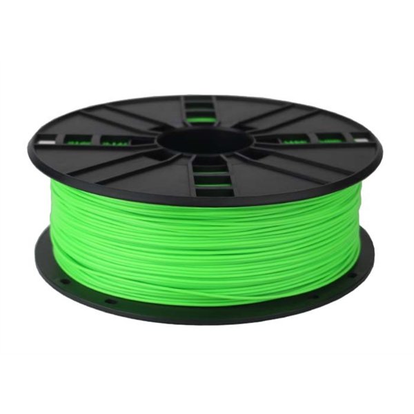 Gembird 3DP-PLA1.75-01-FG material de impresión 3d Ácido poliláctico (PLA) Verde fluorescente 1 kg