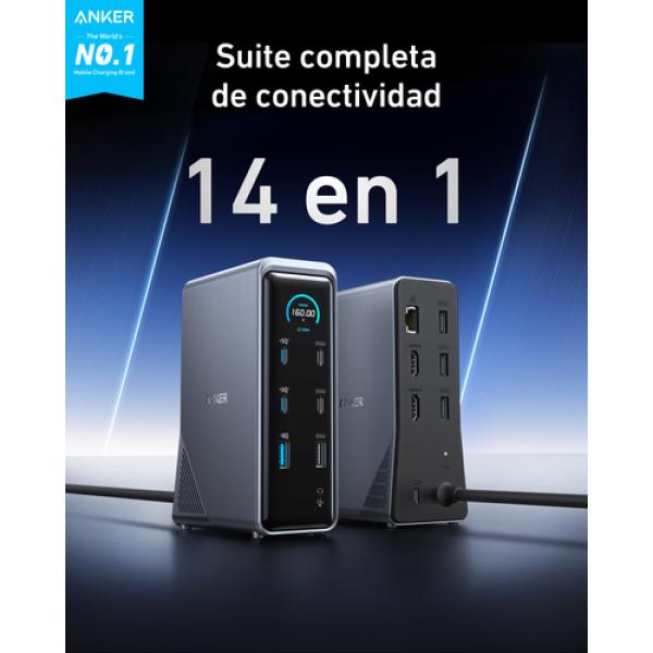 Anker A83B63A1 estación dock para móvil Universal Negro