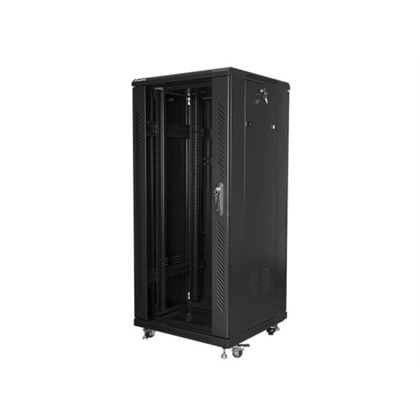 Lanberg FF01-6627-12B armario rack 27U Rack o bastidor independiente Negro