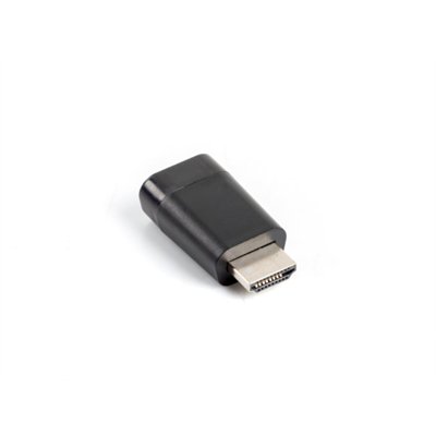 Lanberg AD-0016-BK cambiador de género para cable VGA HDMI Negro