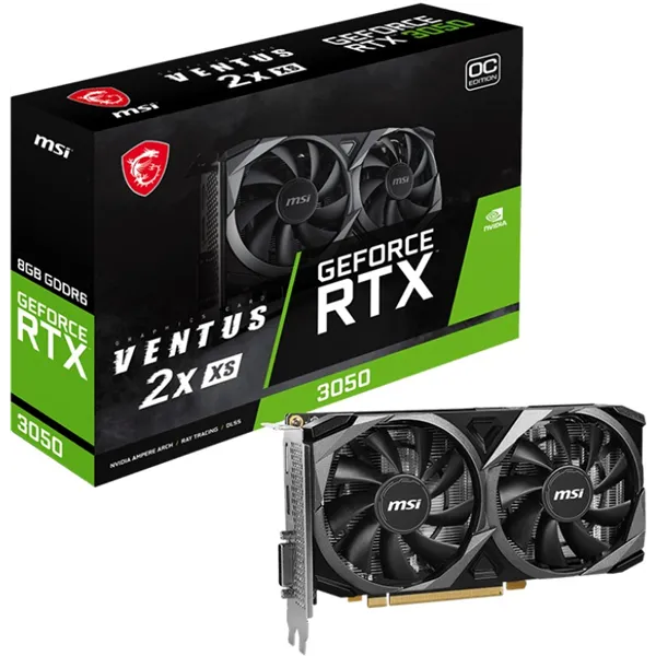 MSI VENTUS 2X XS Geforce RTX 3050 8GB OC GDDR6