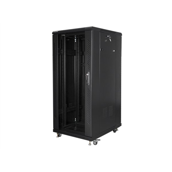 Lanberg FF01-6827-12B armario rack 27U Rack o bastidor independiente Negro