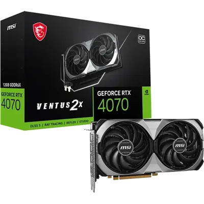 MSI VENTUS 2X Geforce RTX 4070 12GB OC GDDR6X