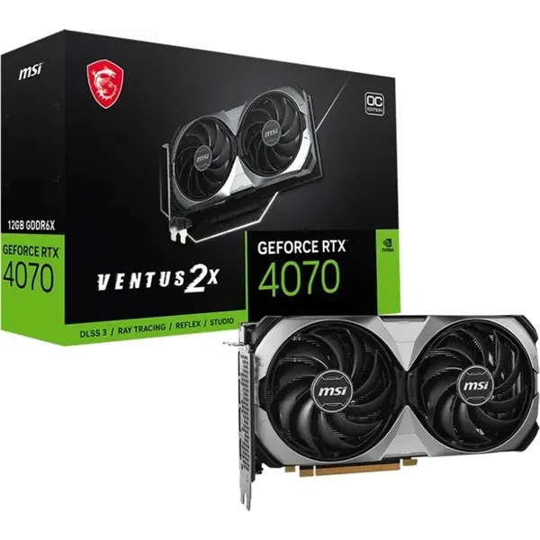 MSI VENTUS 2X Geforce RTX 4070 12GB OC GDDR6X