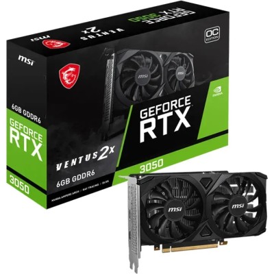 MSI GeForce RTX 3050 VENTUS x2 6GB OC GDDR6