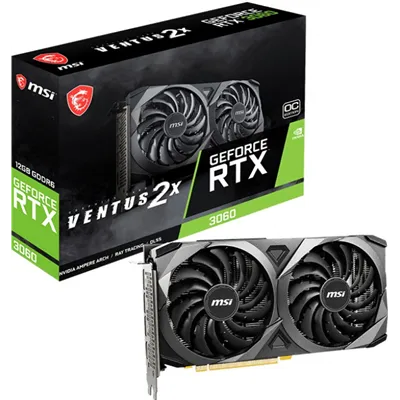 MSI VENTUS 2X Geforce RTX 3060 12GB OC GDDR6