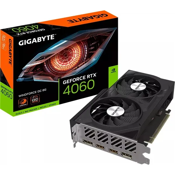 Gigabyte GeForce RTX 4060 Windforce OC 8GB GDDR6