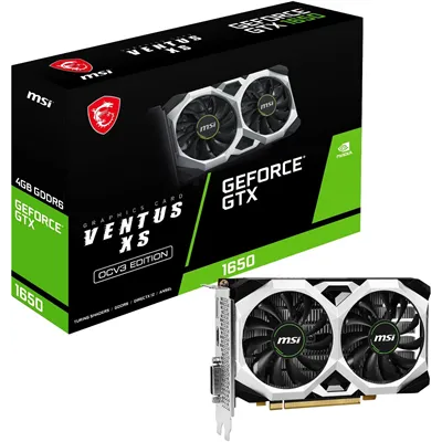 MSI GeForce GTX 1650 VENTUS XS OCV3 4GB GDDR6