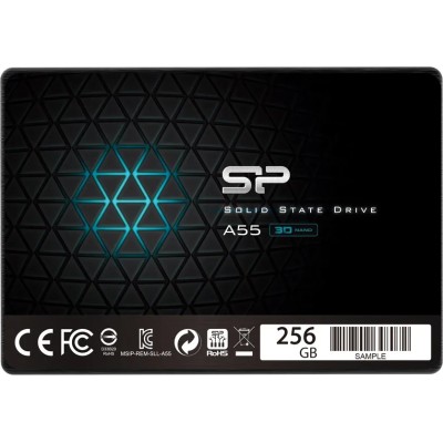 Silicon Power Slim A55 3D NAND 256GB 2.5" SATA 6GB/s 460MB/s