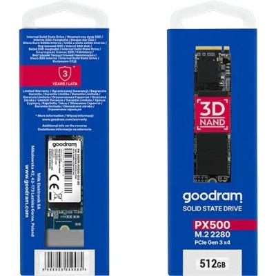 Goodram PX500 512GB SSD PCIe 3.0 NVMe a 2000MB/s