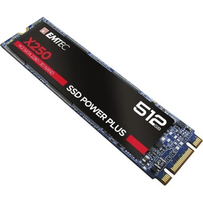 Emtec X250 SSD Power Plus 512GB M.2 a 520Mbs SATA 6GB/s 2280