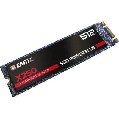 Emtec X250 SSD Power Plus 512GB M.2 a 520Mbs SATA 6GB/s 2280