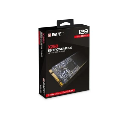 Emtec X250 SSD Power Plus 128GB M.2 a 500Mbs SATA 6GB/s 2280