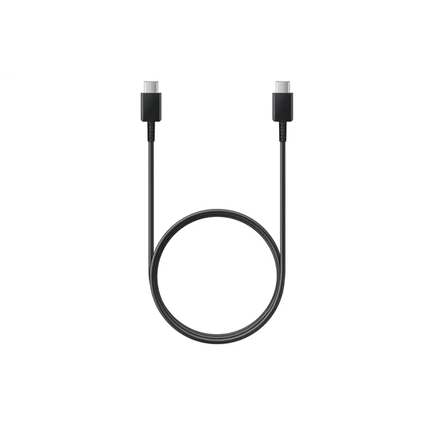 Cable USB 2.0 Tipo-C Samsung EP-DA705BBEGWW/ USB Tipo-C Macho - USB Tipo-C Macho/ 1m/ Negro