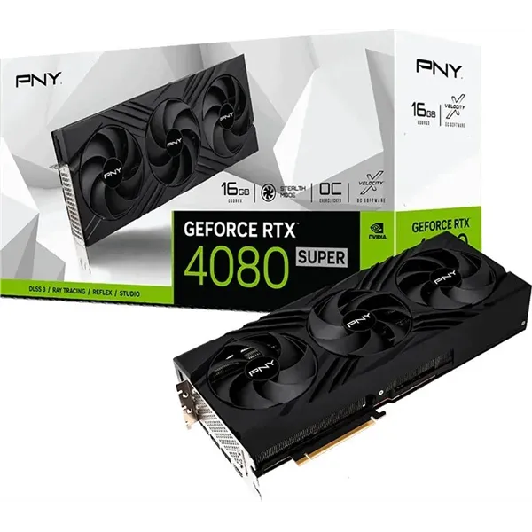 PNY GeForce RTX 4080 SUPER 16GB GDDR6X Verto OC Triple Fan