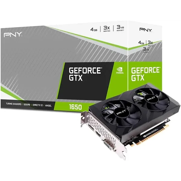 PNY GeForce GTX 1650 4GB GDDR6 Verto Dual Fan