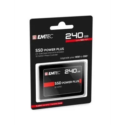 Emtec X150 SSD Power Plus 240GB 2.5" a 500Mbs SATA 6GB/s