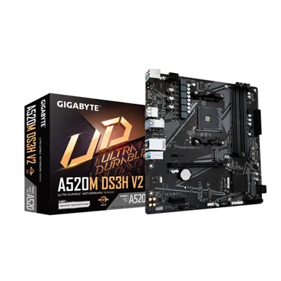 Placa Base Gigabyte A520M DS3H V2 Socket AM4/ Micro ATX