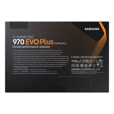 Samsung SSD 970 EVO Plus 1TB NVMe a 3500MB/s PCIe 3.0 x4 M.2