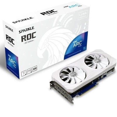 Sparkle ROC Luna OC Edition White Intel Arc A750 8GB GDDR6